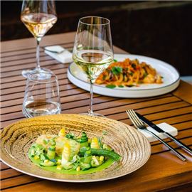 Lunch and wine